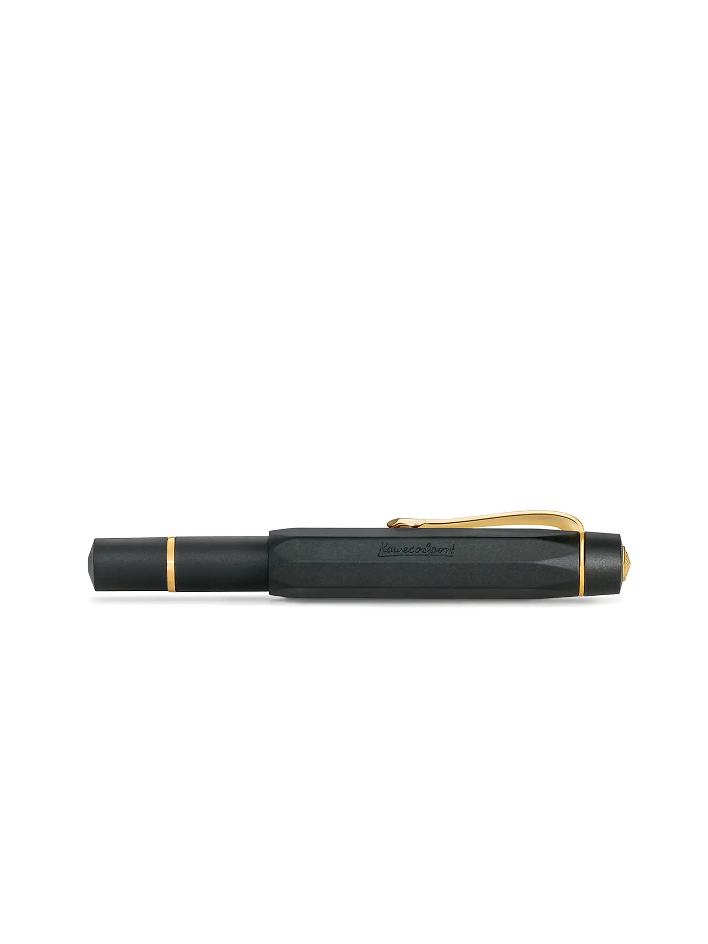 KAWECO | Füllhalter Pioston Sport Al Black/Gold M | 